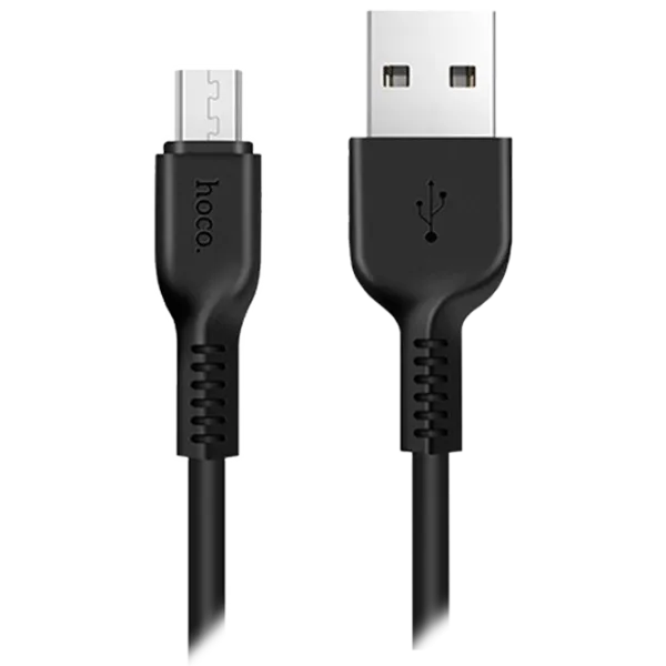 Кабель для телефона X20 Hoco USB Type-A + microUSB 2 м/ Черный photo 1