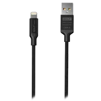 Кабель GSM Golf USB + Lightning GC-52/ 1 м/ Черный