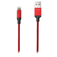 Кабель GSM Golf USB + Lightning GC-52/ 1 м/ Красный