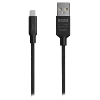 Кабель GSM Golf USB + Type-C GC-52/ 1 м/ Черный