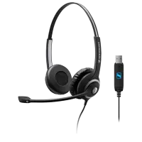 Căști Sennheiser SC 260 USB Black Cu fir/ Personal