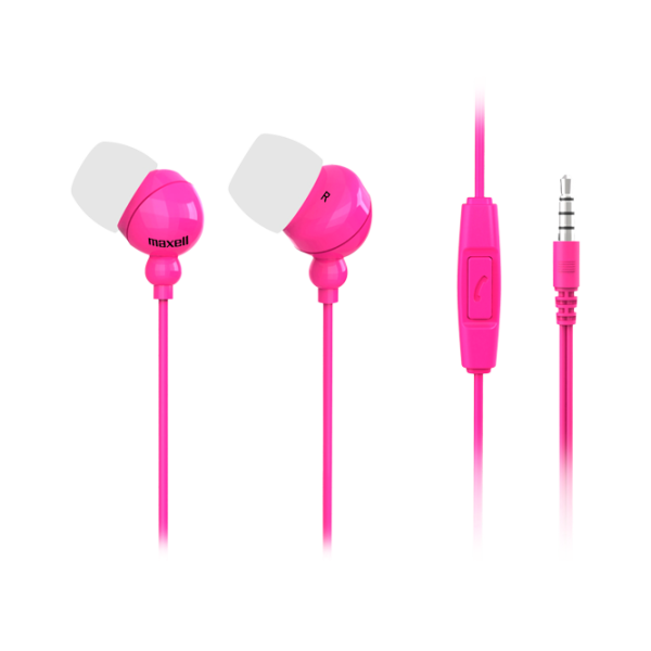 Наушники Maxell Plugz Розовый Проводная/ Персональный photo 1