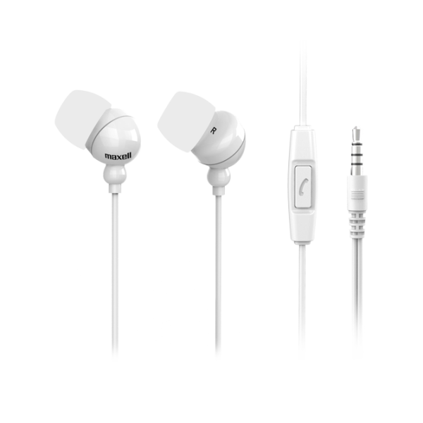 Наушники Maxell Plugz Белый Проводная/ Персональный photo 1