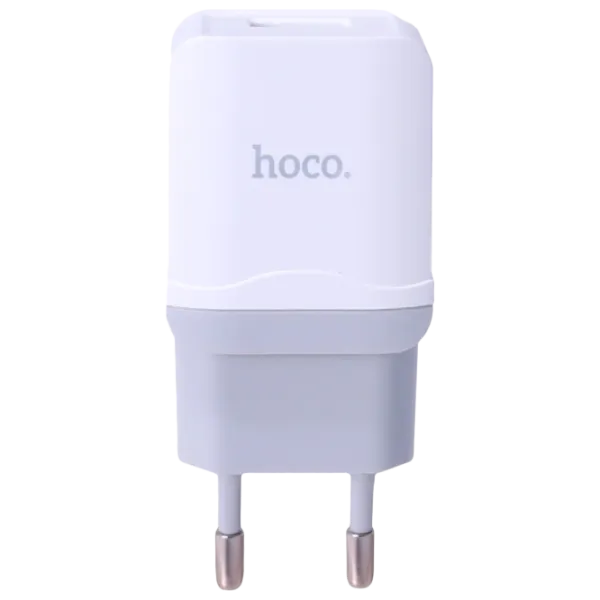 Adaptor de rețea Hoco C22A 2.4 A/ White photo 1