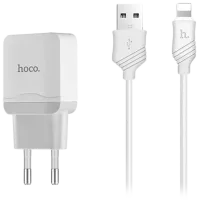 Сетевой адаптер Hoco C22A 2.4 А/ Белый