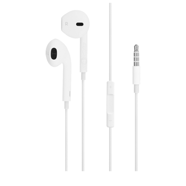 Наушники Apple MD827ZM/ B EarPods with 3.5mm Headphone Plug Белый Проводная/ Персональный photo 1