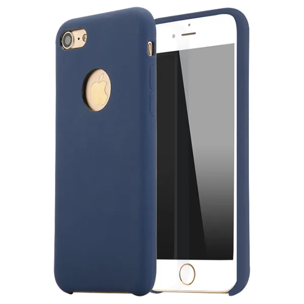 Husa Apple iPhone 7/8 Plus Usams Back/ TPU/Microfiber/ Blue photo 1