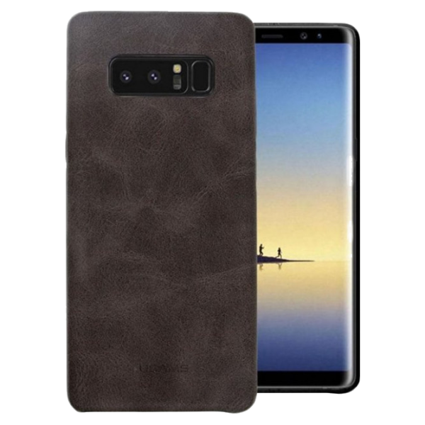 Husa Samsung Galaxy Note 8 Usams Back/ Leather/ Dark Gray photo 1 Husa Samsung Galaxy Note 8 Usams Back/ Leather/ Dark Gray photo 1