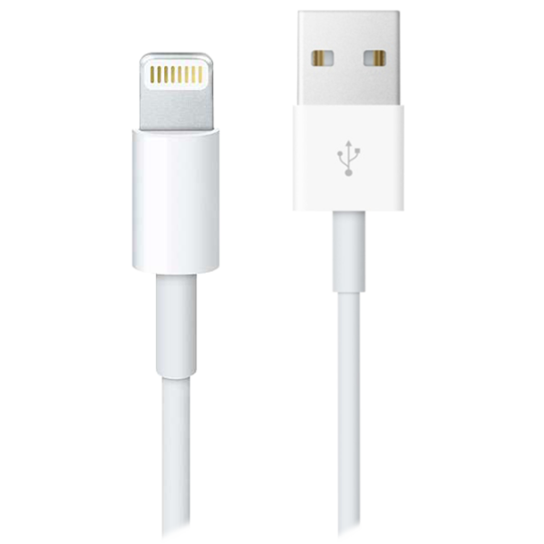 Кабель для телефона MD818 Apple USB Type-A + Lightning 1 м/ Белый photo 1