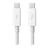 Кабель GSM Apple Thunderbolt + Thunderbolt 2m/ Белый