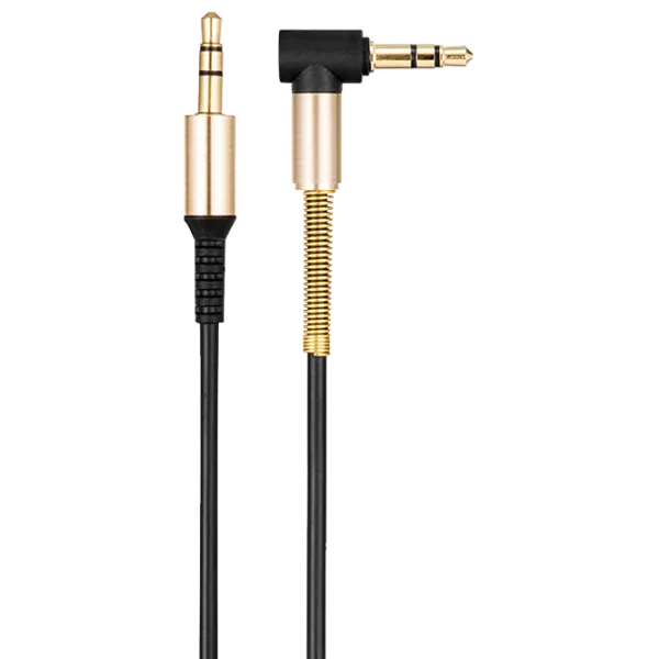 Аудио кабель Hoco 3.5 mm + 3.5 mm 1 м/ Черный photo 1