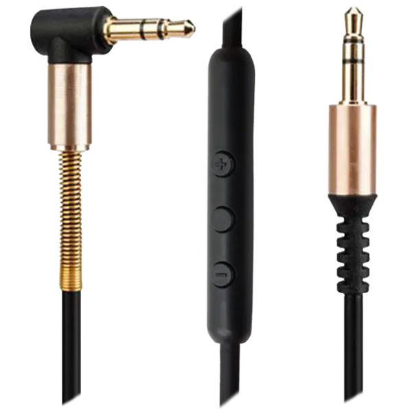 Кабель для телефона UPA02 Hoco 3.5 mm + 3.5 mm 2 м/ Черный photo 1