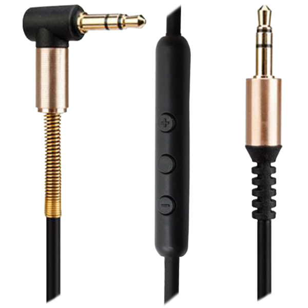Кабель для телефона UPA02 Hoco 3.5 mm + 3.5 mm 2 м/ Черный photo 1