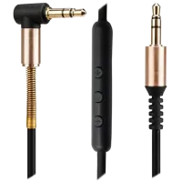 Кабель для телефона UPA02 Hoco 3.5 mm + 3.5 mm 2 м/ Черный