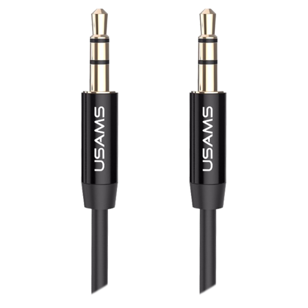 Cablu GSM USAMS 3.5 mm + 3.5 mm 1 m/ Black photo 1 Cablu GSM USAMS 3.5 mm + 3.5 mm 1 m/ Black photo 1