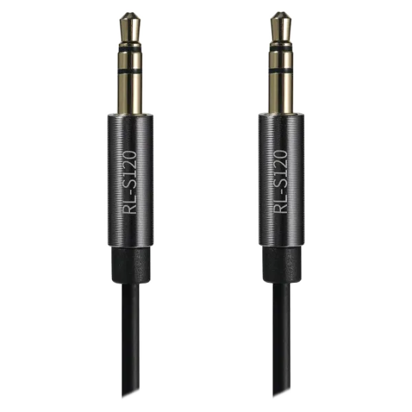 Cablu GSM Remax 3.5 mm + 3.5 mm RL-S120/ 1,2m/ Black photo 1 Cablu GSM Remax 3.5 mm + 3.5 mm RL-S120/ 1,2m/ Black photo 1