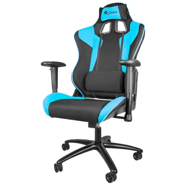 Scaun Gaming Genesis Nitro Black Blue photo 1 Scaun Gaming Genesis Nitro Black Blue photo 1