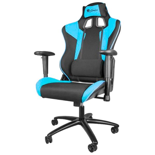 Scaun Gaming Genesis Nitro Black Blue photo 1 Scaun Gaming Genesis Nitro Black Blue photo 1