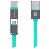 Кабель для телефона Plus Nillkin USB Type-A + Lightning, microUSB 1 м/ Зелёный
