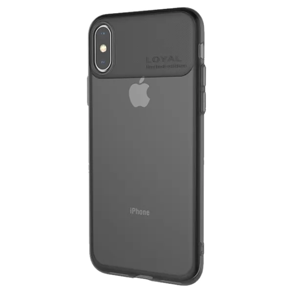 Чехол для смартфона Apple iPhone XS Hoco/ Back/ TPU/ Прозрачный Черный photo 1 Чехол для смартфона Apple iPhone XS Hoco/ Back/ TPU/ Прозрачный Черный photo 1