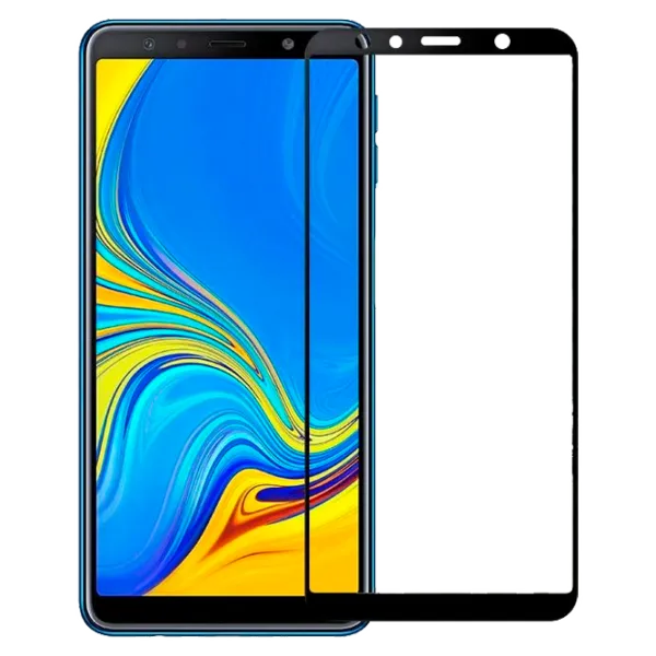 Sticla Protectoare Cover X Galaxy A7 (2018)/A750 0.3 mm/ Gloss/ Black photo 1
