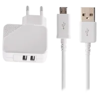 Сетевое зарядное устройство Cover X 32222 2.1 А/ Белый
