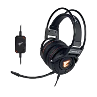 Наушники Gigabyte AORUS Черный Проводная/ Игровой