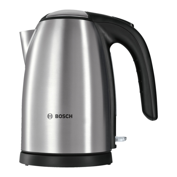 Ceainic Electric Bosch TWK7801 1.7 l/ Ascuns (Disc)/ Inox Silver photo 1