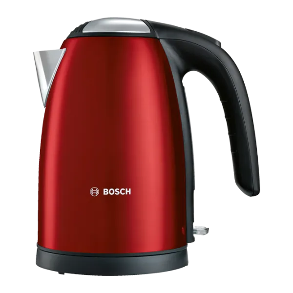 Ceainic Electric Bosch TWK7804 1.7 l/ Ascuns spirală/ Black Red photo 1