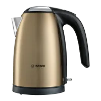 Чайник Электрический Bosch TWK7808 1.7 л/ Скрытый (диск)/ Inox Золотой