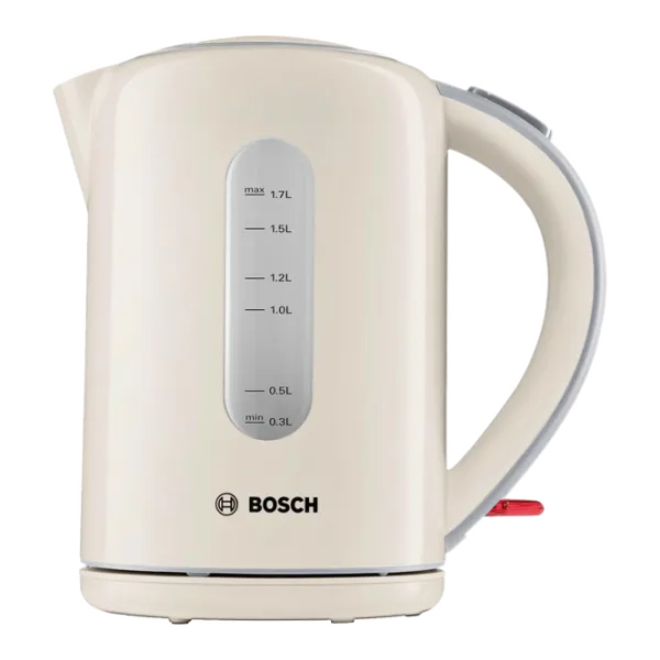 Ceainic Electric Bosch TWK7607 1.7 l/ Ascuns spirală/ Beige White photo 1