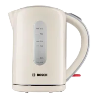 Чайник Электрический Bosch TWK7607 1.7 л/ Закрытая спираль/ Бежевый Белый