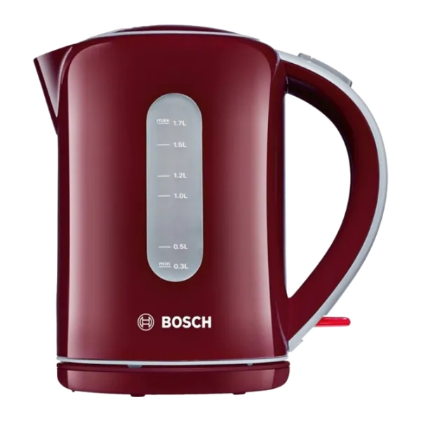 Ceainic Electric Bosch TWK7604 1.7 l/ Ascuns spirală/ Burgundy photo 1 Ceainic Electric Bosch TWK7604 1.7 l/ Ascuns spirală/ Burgundy photo 1