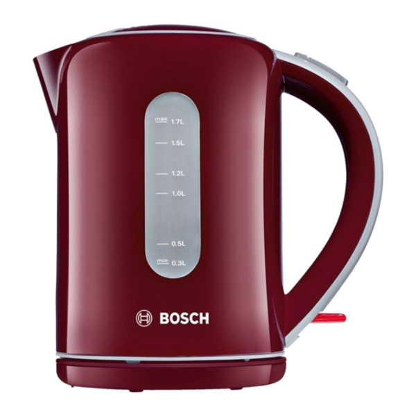 Ceainic Electric Bosch TWK7604 1.7 l/ Ascuns spirală/ Burgundy photo 1 Ceainic Electric Bosch TWK7604 1.7 l/ Ascuns spirală/ Burgundy photo 1