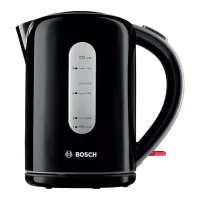 Ceainic electric Bosch TWK7603 1.7l / Ascuns / Black