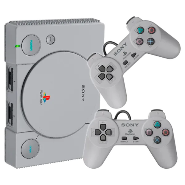 Sony Playstation Classic + 20 games (FF7, MGS, RE, R4, TK3, TM, ...) Серебристый photo 1