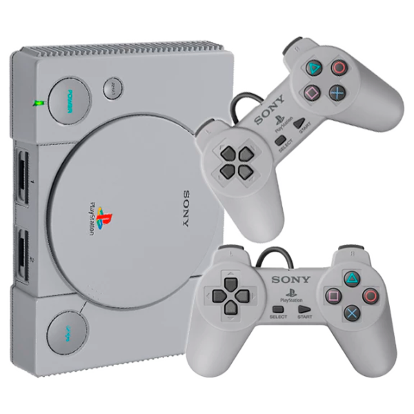 Sony Playstation Classic + 20 games (FF7, MGS, RE, R4, TK3, TM, ...) Серебристый photo 1