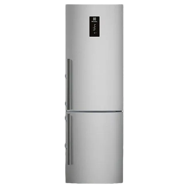 Frigider Electrolux EN3854MO cu congelator jos 349 l / 200 cm / Silver photo 1