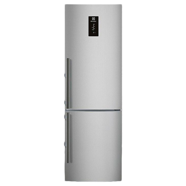 Frigider Electrolux EN3854MO cu congelator jos 349 l / 200 cm / Silver photo 1