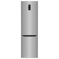 Холодильник LG GBB60PZFZS с нижней морозильной камерой 343 л / 201 cm / Серебряный