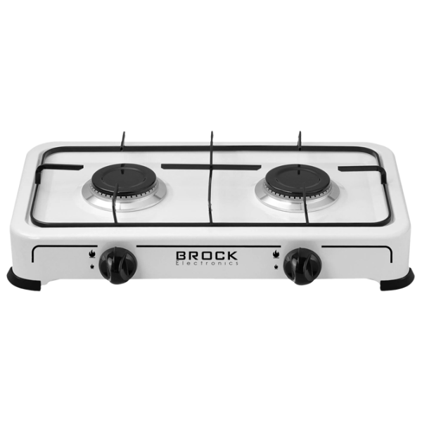 Plită de masă Brock GS 002 Pe gaz/ White photo 1