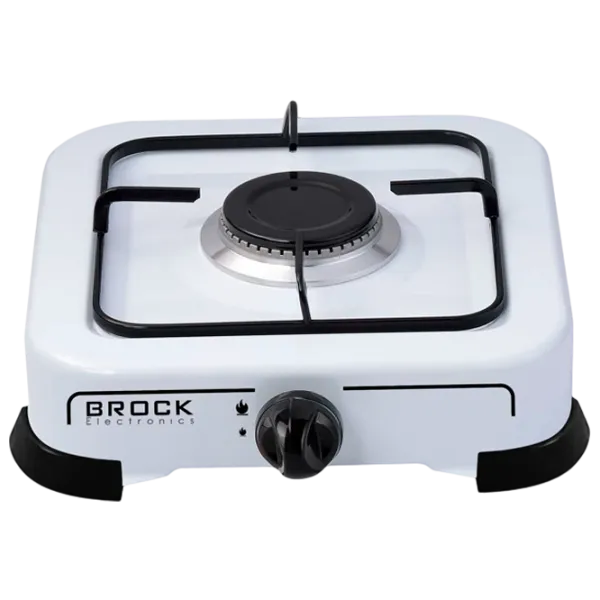 Настольная плита Brock GS 001 Газовая / Белый photo 1