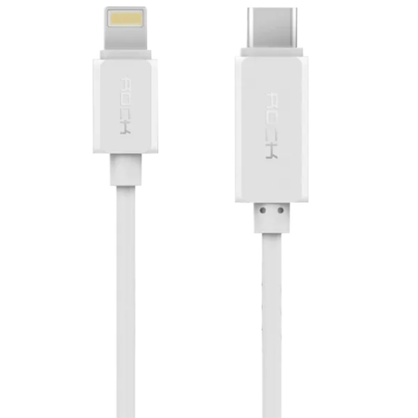 Кабель для телефона 29997 Rock USB Type-C + Lightning 1 м/ Белый photo 1