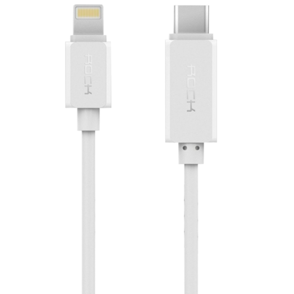 Кабель для телефона 29997 Rock USB Type-C + Lightning 1 м/ Белый photo 1