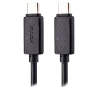 Кабель GSM Rock Type-C + Type-C 1 м/ Черный