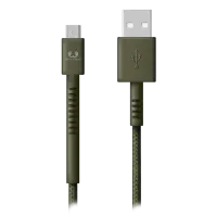 Кабель GSM Fresh 'N Rebel USB + microUSB 1,5m/ Camouflage Зелёный