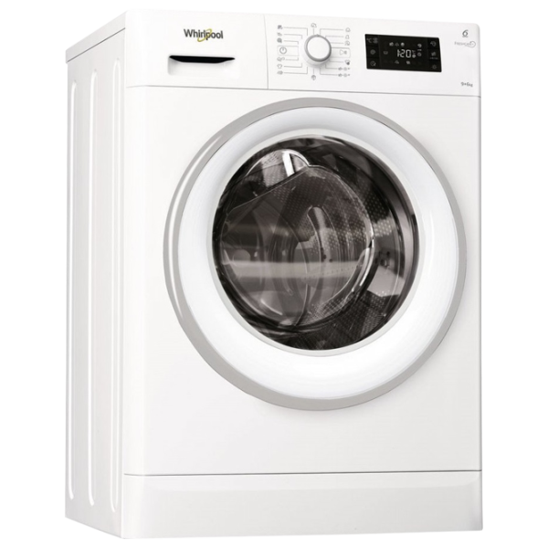 Mașină de spălat cu uscător Whirlpool FWDG 96148WS 9 kg / 1400 rpm / White photo 1