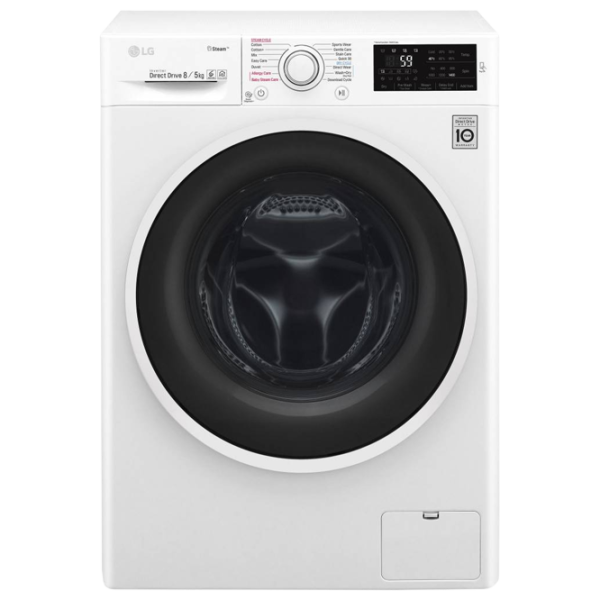 Mașină de spălat cu uscător LG F4J6TG0W 8 kg / 1400 rpm / White photo 1