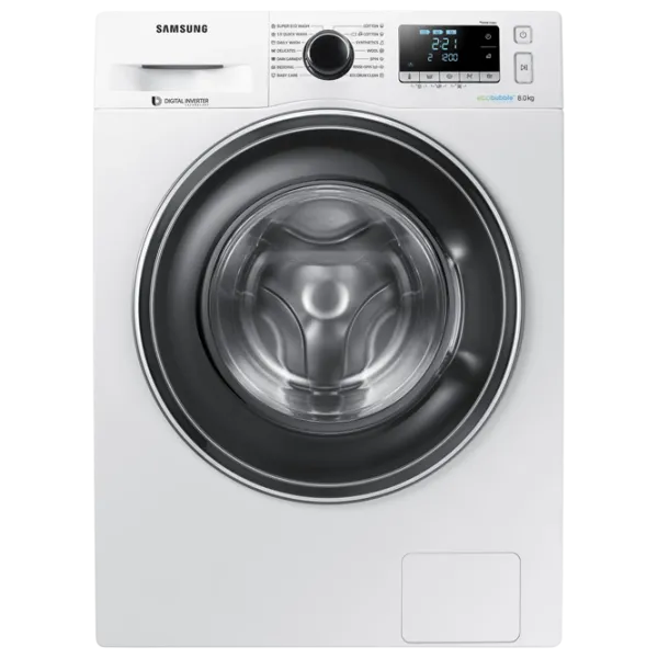 Стиральная машина Samsung WW80J5246EW/LE 8 кг / 1200 об/мин / Белый photo 1