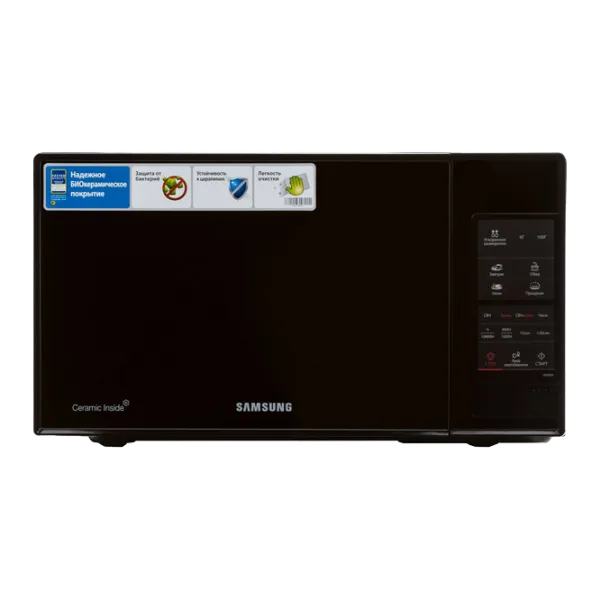 Микроволновая печь Samsung ME83XR/ BWT Отдельно стоящий/ 850 Вт/ Черный photo 1 Микроволновая печь Samsung ME83XR/ BWT Отдельно стоящий/ 850 Вт/ Черный photo 1